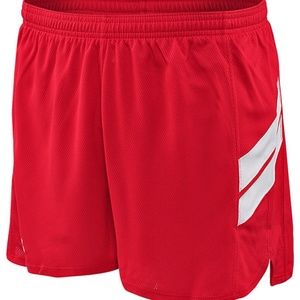 Under Armour Men's Track Running Shorts Red White